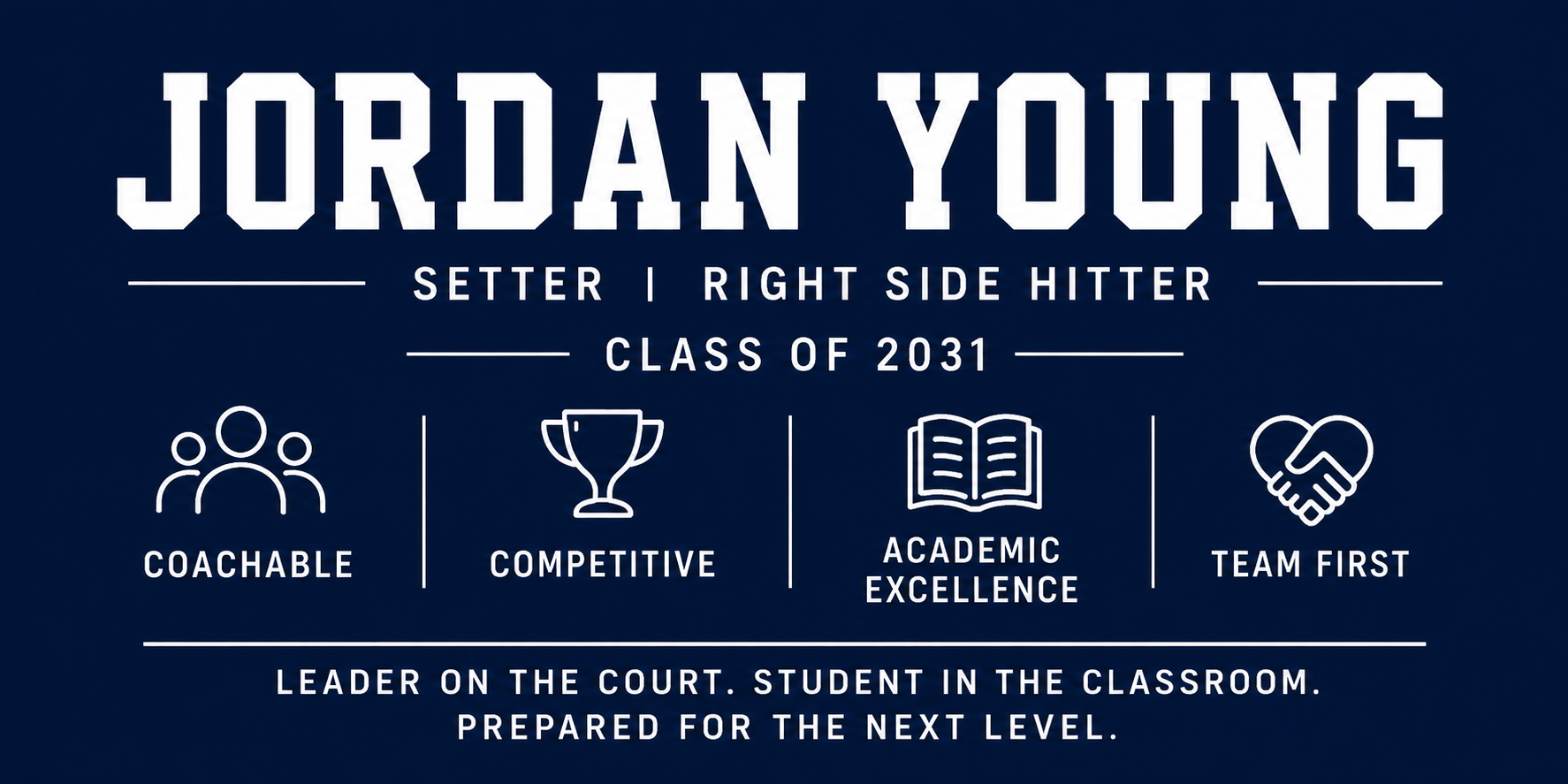 Jordan Young Recruiting Banner